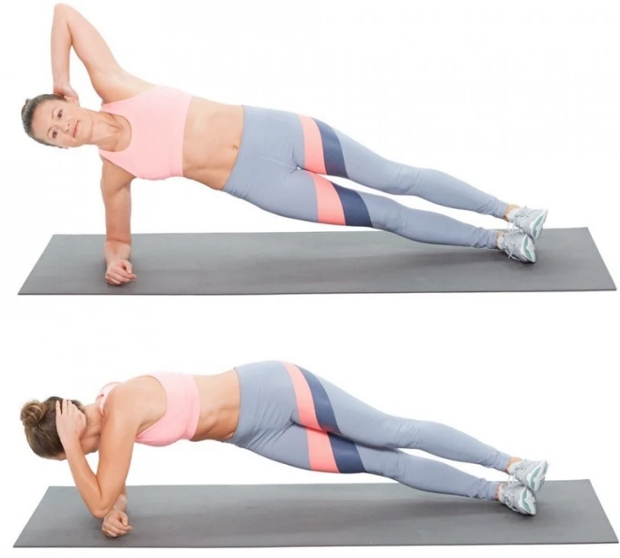 8 biến thể Plank giúp giảm mỡ toàn thân, bụng săn chắc siêu đẹp- Ảnh 8. 8 biến thể Plank giúp giảm mỡ toàn thân, bụng săn chắc siêu đẹp- Ảnh 8.