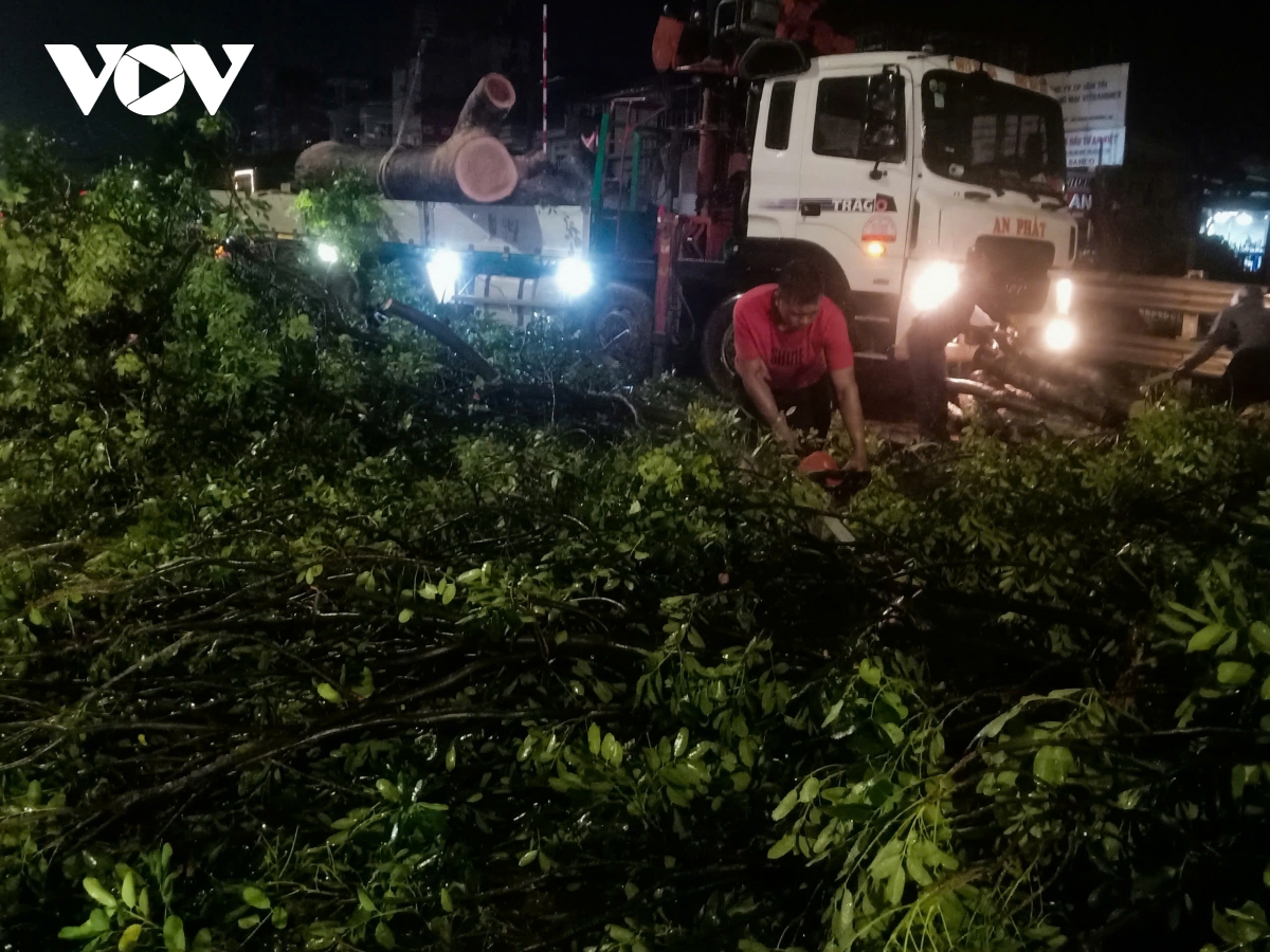 Cây đổ, mái tôn bay trong giông lốc chiều tối 15/6 ở Hà Nội - Ảnh 9. Cây đổ, mái tôn bay trong giông lốc chiều tối 15/6 ở Hà Nội - Ảnh 9.
