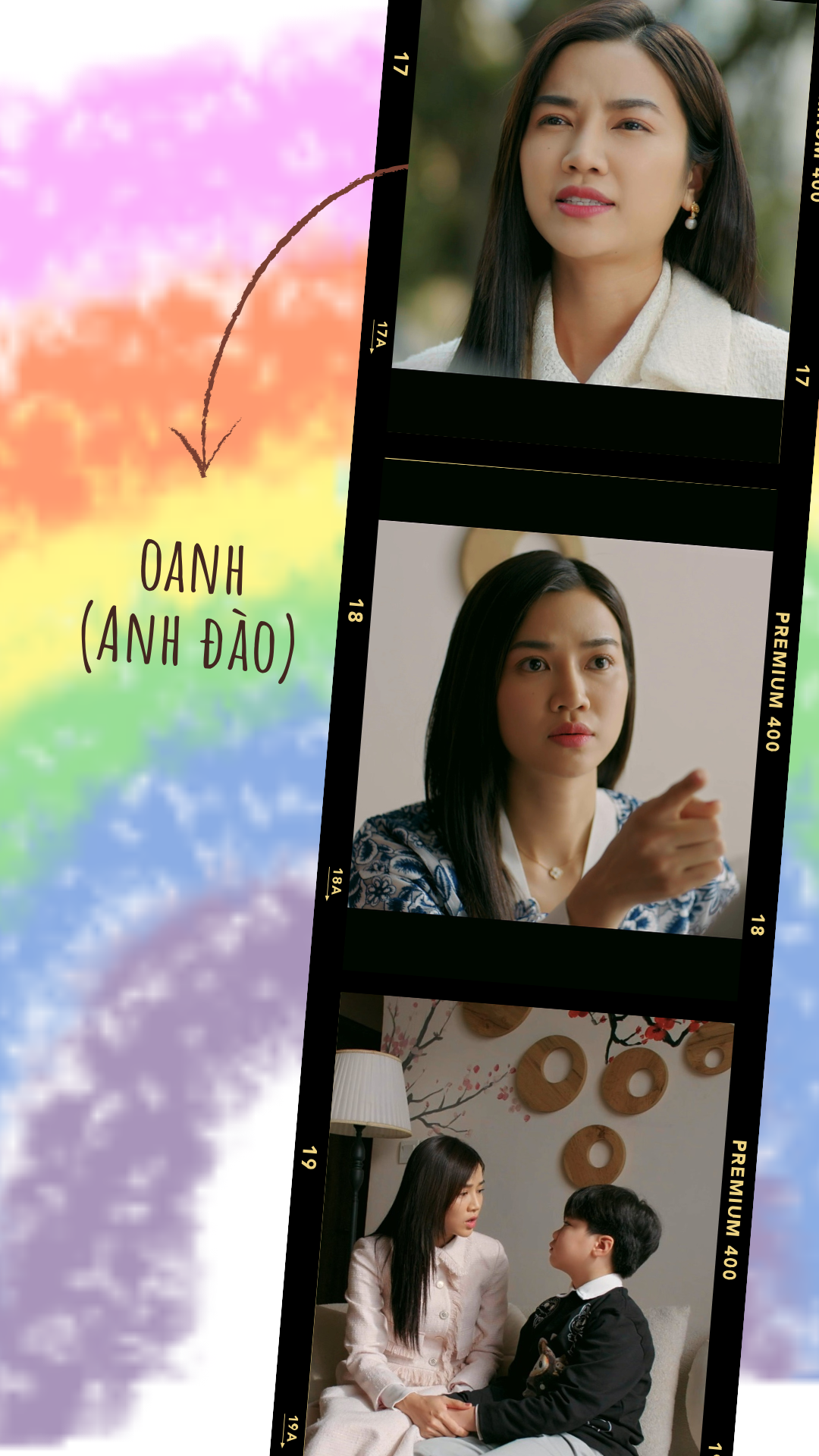 Nữ diễn viên quê Bắc Giang vào vai 'xưa nay hiếm' trong phim 'Cầu vồng ở phía chân trời', biến chồng mới thành chồng cũ- Ảnh 11.