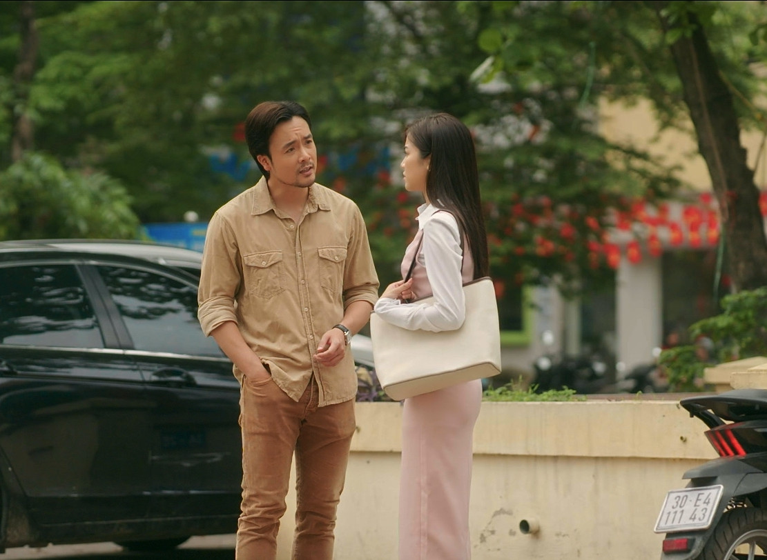 Nữ diễn viên quê Bắc Giang vào vai 'xưa nay hiếm' trong phim 'Cầu vồng ở phía chân trời', biến chồng mới thành chồng cũ- Ảnh 13.