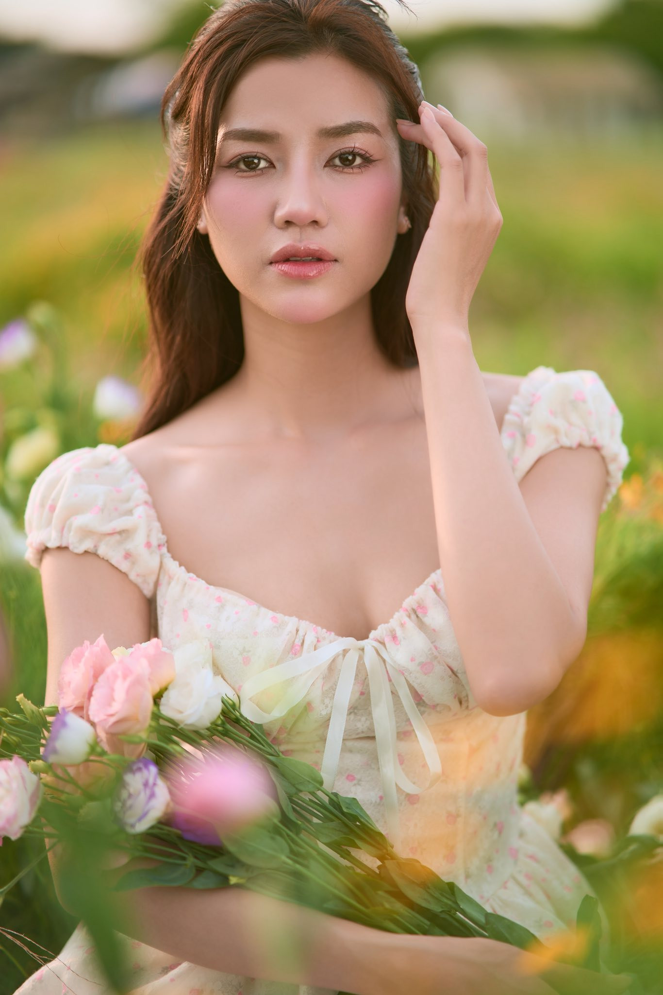 Nữ diễn viên quê Bắc Giang vào vai 'xưa nay hiếm' trong phim 'Cầu vồng ở phía chân trời', biến chồng mới thành chồng cũ- Ảnh 1.