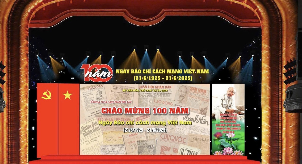 TRỰC TIẾP Chương trình nghệ thuật chào mừng 100 năm Ngày Báo chí cách mạng Việt Nam (20h10, VTV1) - Ảnh 1. TRỰC TIẾP Chương trình nghệ thuật chào mừng 100 năm Ngày Báo chí cách mạng Việt Nam (20h10, VTV1) - Ảnh 1.