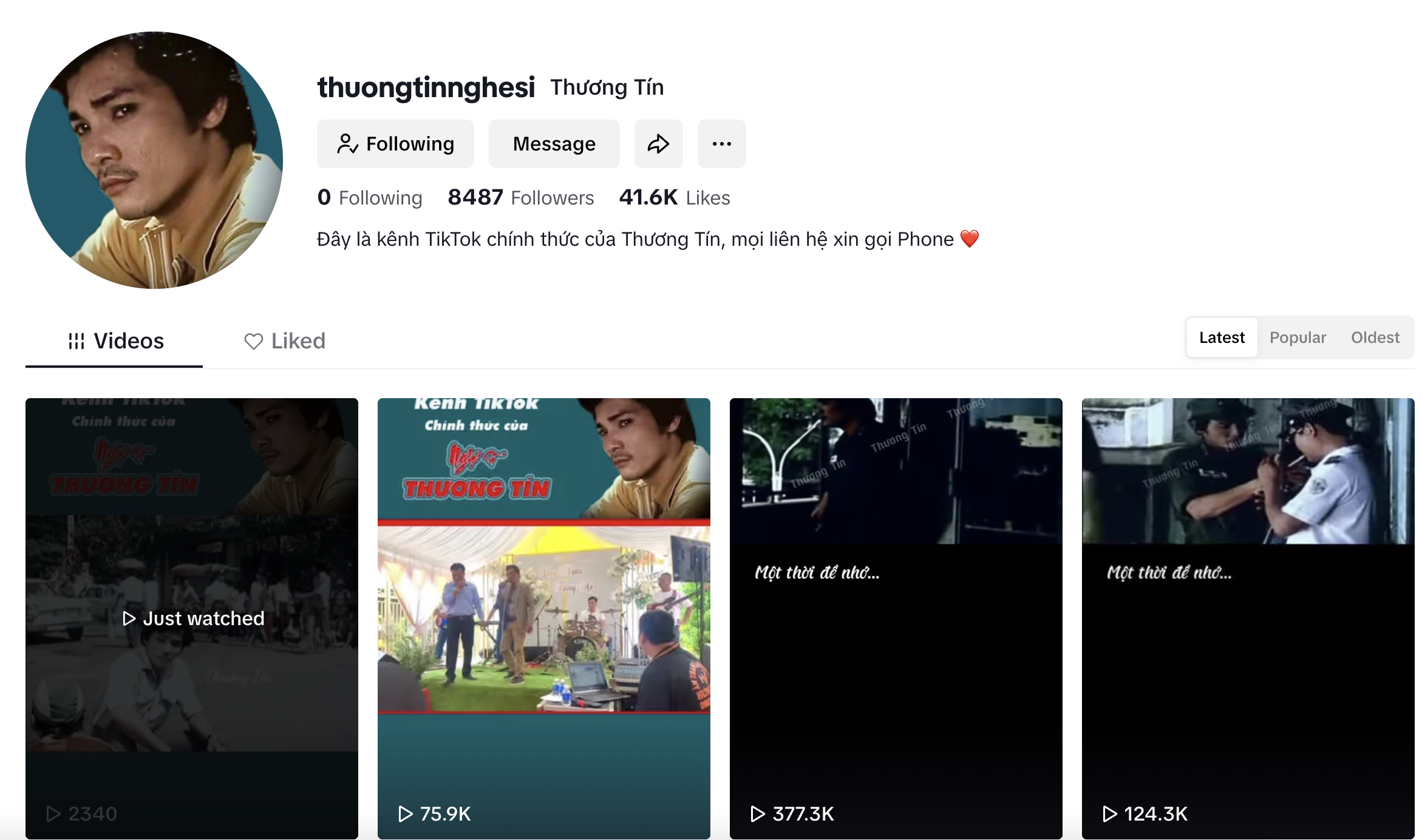 Kênh TikTok Thương Tín gây chú ý với video mới- Ảnh 2.