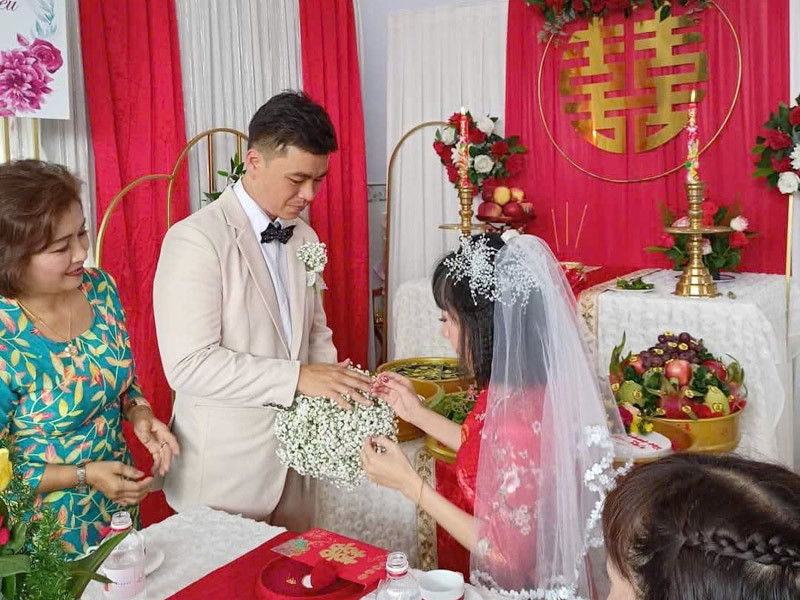 Cưới sau 3 lần gặp, chàng trai Gia Lai vượt 500km đến Đồng Nai ở rể - Ảnh 3. Cưới sau 3 lần gặp, chàng trai Gia Lai vượt 500km đến Đồng Nai ở rể - Ảnh 3.