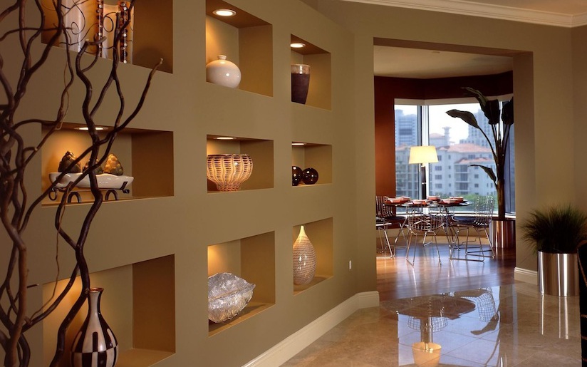Lợi ích tuyệt vời khi sử dụng nhiều hình ô trong trang trí tường phòng khách