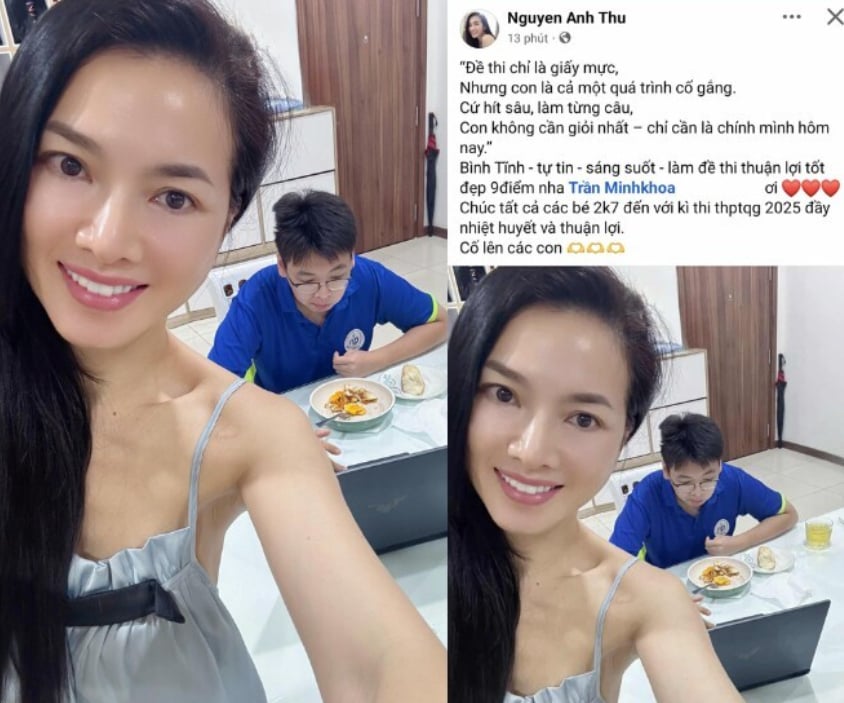 Con trai NSND Xuân Bắc hào hứng khoe kết quả thi tốt nghiệp THPT - Ảnh 5. Con trai NSND Xuân Bắc hào hứng khoe kết quả thi tốt nghiệp THPT - Ảnh 5.