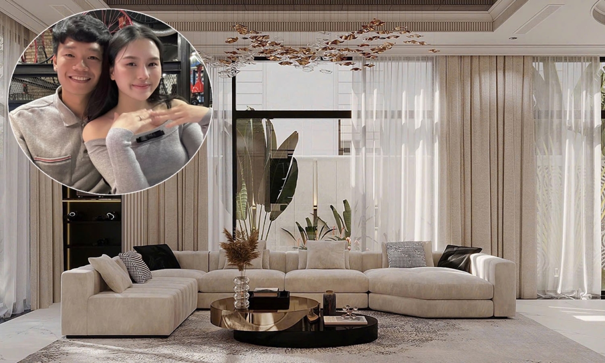 Trung vệ Thành Chung hé lộ bên trong biệt thự mới xây
