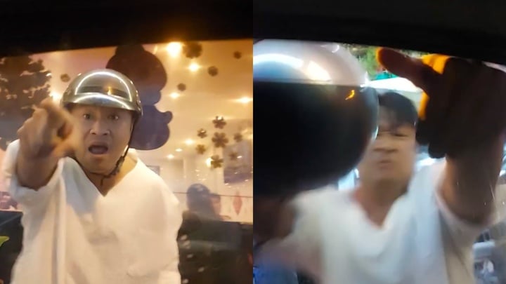 Xác minh clip người đàn ông chặn ô tô đập phá, đòi hành hung tài xế - Ảnh 2. Xác minh clip người đàn ông chặn ô tô đập phá, đòi hành hung tài xế - Ảnh 2.