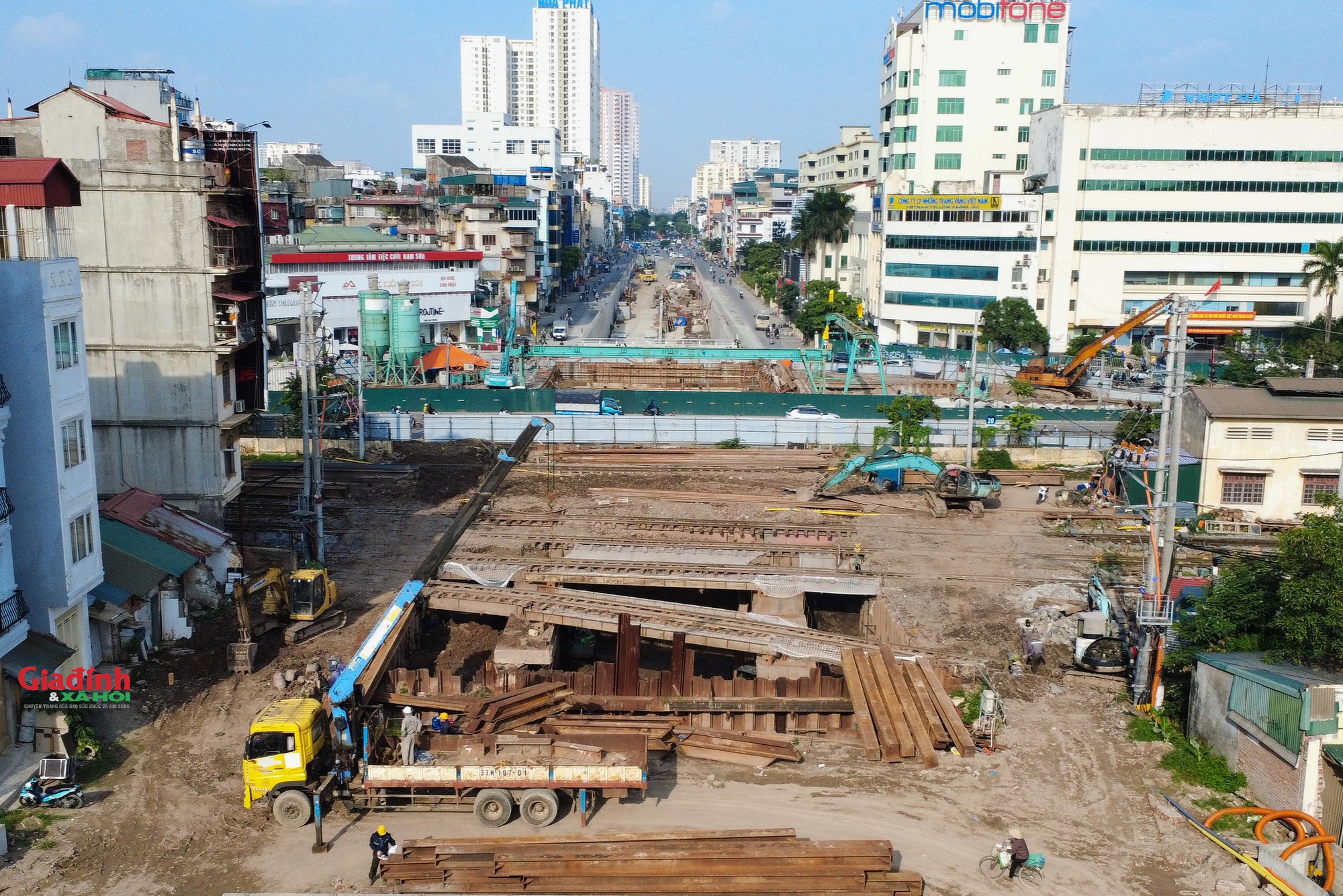 Hiện trạng hầm chui gần 800 tỷ đồng ở Hà Nội dự kiến thông xe trong năm 2025 - Ảnh 1. Hiện trạng hầm chui gần 800 tỷ đồng ở Hà Nội dự kiến thông xe trong năm 2025 - Ảnh 1.
