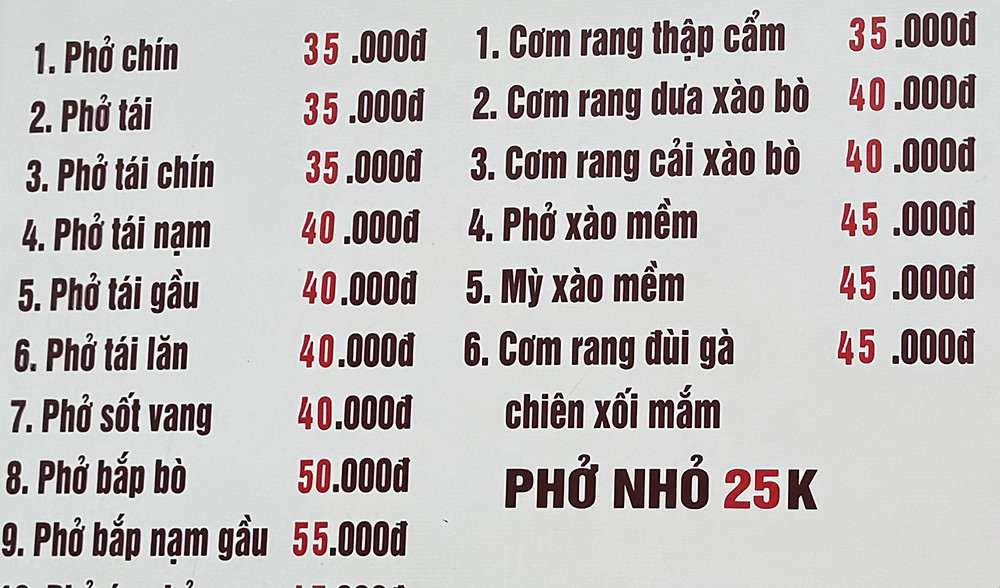 Bát bún, phở đồng loạt tăng 5.000 đồng, chủ quán nói do hành, thịt, cua đều gánh thêm thuế - Ảnh 2. Bát bún, phở đồng loạt tăng 5.000 đồng, chủ quán nói do hành, thịt, cua đều gánh thêm thuế - Ảnh 2.