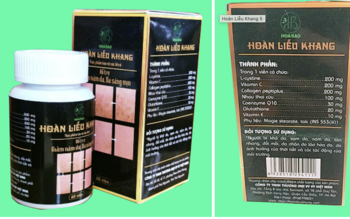 17 sản phẩm thực phẩm bảo vệ sức khỏe thuộc diện thu hồi giấy công bố