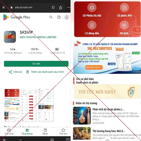'Sập bẫy' ứng dụng chứng khoán SKSVIP, 3 nhà đầu tư ở Hà Nội mất trắng 3,5 tỷ đồng- Ảnh 1. 'Sập bẫy' ứng dụng chứng khoán SKSVIP, 3 nhà đầu tư ở Hà Nội mất trắng 3,5 tỷ đồng- Ảnh 1.