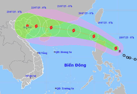 Tin sáng 19/7: Bão số 3 Wipha chính thức vào Biển Đông sáng 19/7; Hà Nội hạ điểm chuẩn lớp 10 THPT công lập  - Ảnh 1.