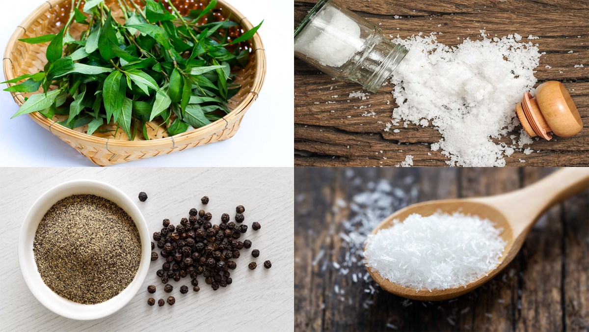 Cách làm muối rau răm thơm lừng chấm gì cũng ngon- Ảnh 2.