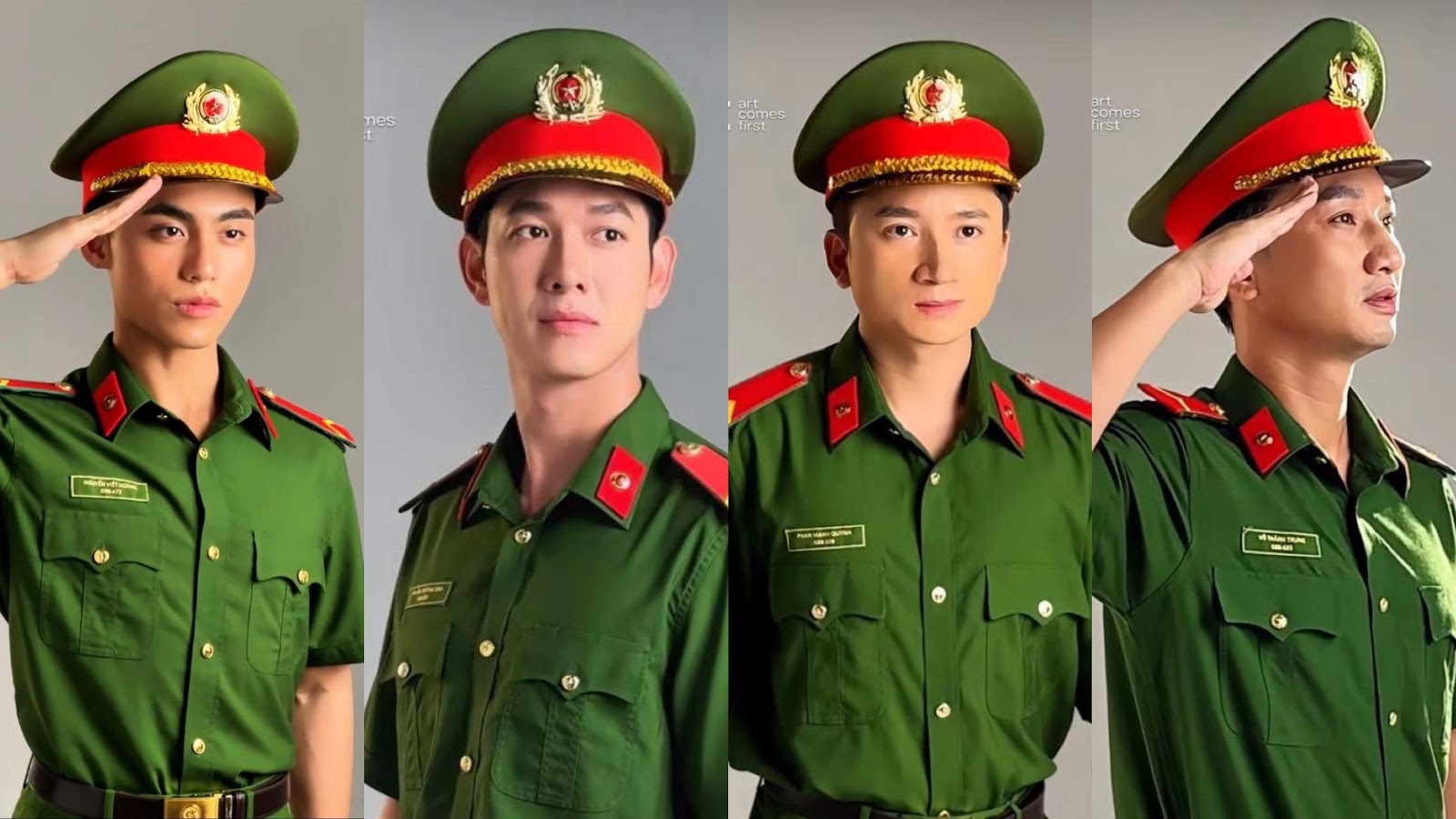 Tạo hình ấn tượng của các nghệ sĩ trong chương trình 