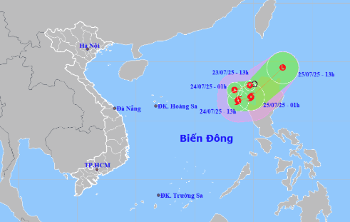 Biển Đông lại đón áp thấp nhiệt đới, gió giật cấp 9 và khả năng mạnh thành bão - Ảnh 1. Biển Đông lại đón áp thấp nhiệt đới, gió giật cấp 9 và khả năng mạnh thành bão - Ảnh 1.