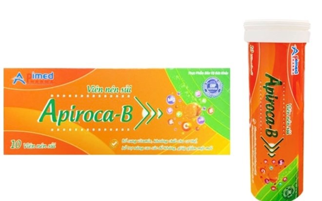 Buộc dừng lưu thông viên sủi Apiroca-B do không đạt chất lượng
