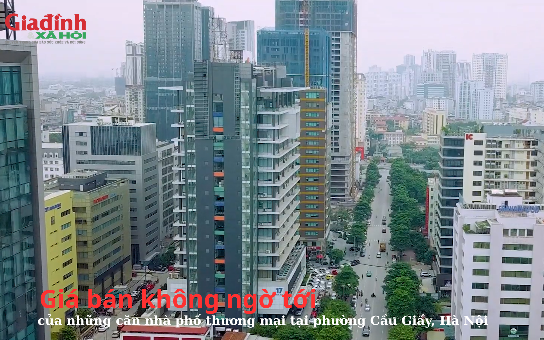 Giá bán không ngờ tới của những căn nhà phố thương mại tại phường Cầu Giấy, Hà Nội
