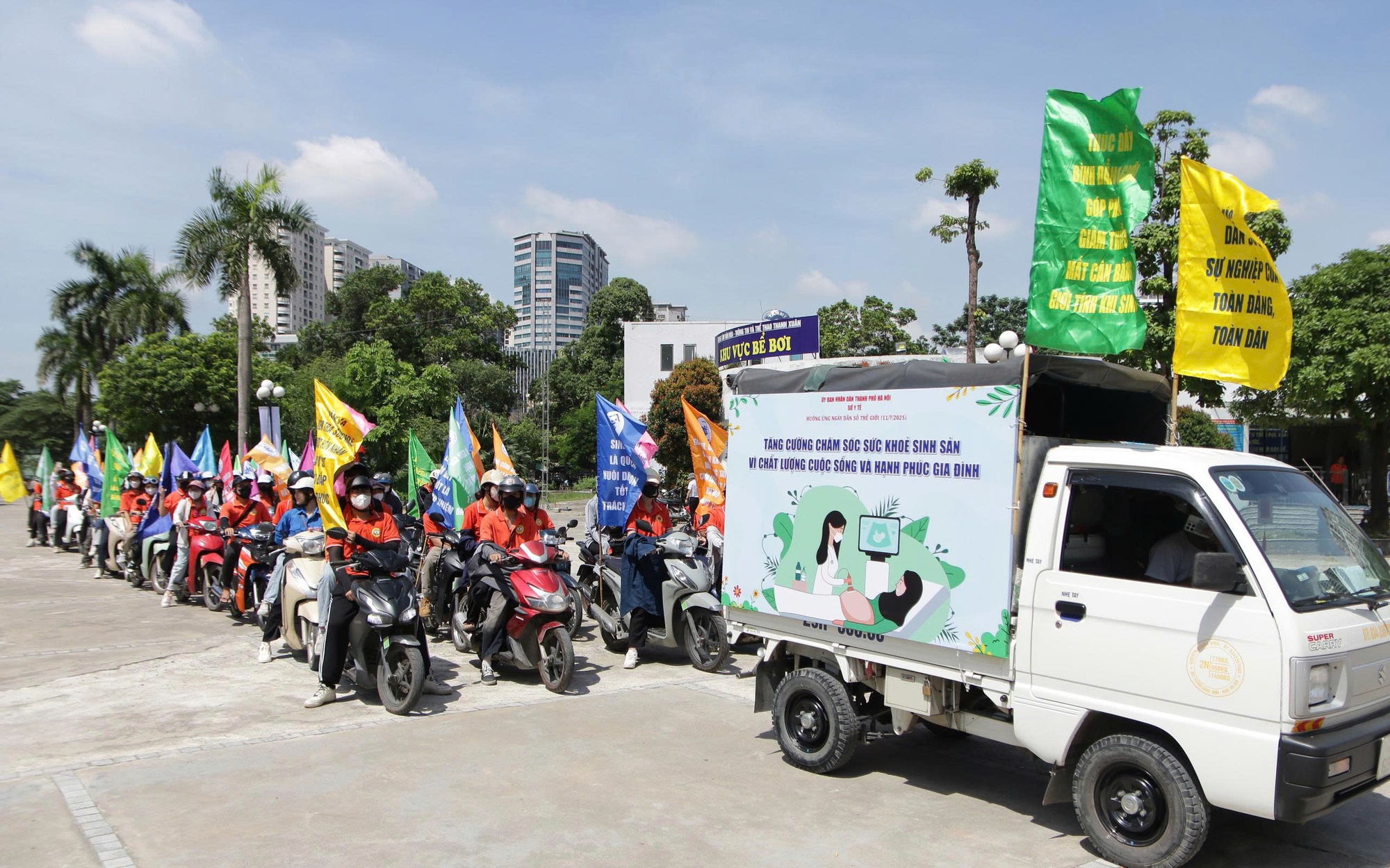 Hà Nội mít tinh kỷ niệm Ngày Dân số Thế giới 11/7