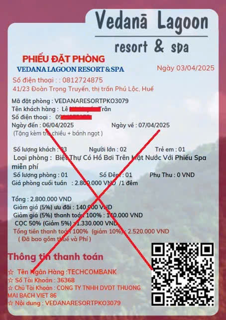 Huế cảnh báo chiêu trò lừa đặt phòng, 'mạnh tay' với hành vi chèo kéo khách- Ảnh 2. Huế cảnh báo chiêu trò lừa đặt phòng, 'mạnh tay' với hành vi chèo kéo khách- Ảnh 2.