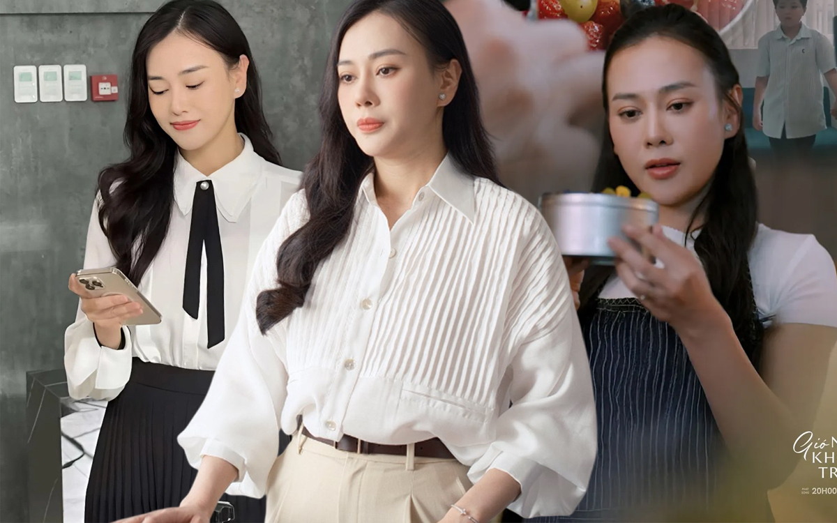 Phương Oanh thăng hạng phong cách, có cả loạt set đồ công sở đẹp mê trong phim mới- Ảnh 1. Phương Oanh thăng hạng phong cách, có cả loạt set đồ công sở đẹp mê trong phim mới- Ảnh 1.