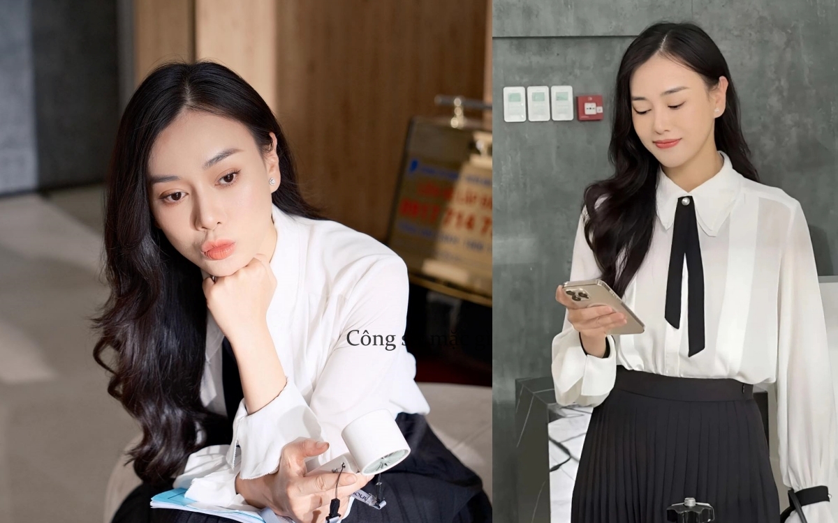 Phương Oanh thăng hạng phong cách, có cả loạt set đồ công sở đẹp mê trong phim mới- Ảnh 9. Phương Oanh thăng hạng phong cách, có cả loạt set đồ công sở đẹp mê trong phim mới- Ảnh 9.