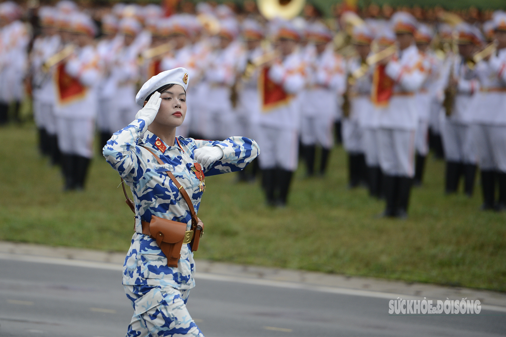 Lộ diện những ‘bóng hồng’ Khối trưởng diễu binh tại Quảng trường Ba Đình- Ảnh 7.