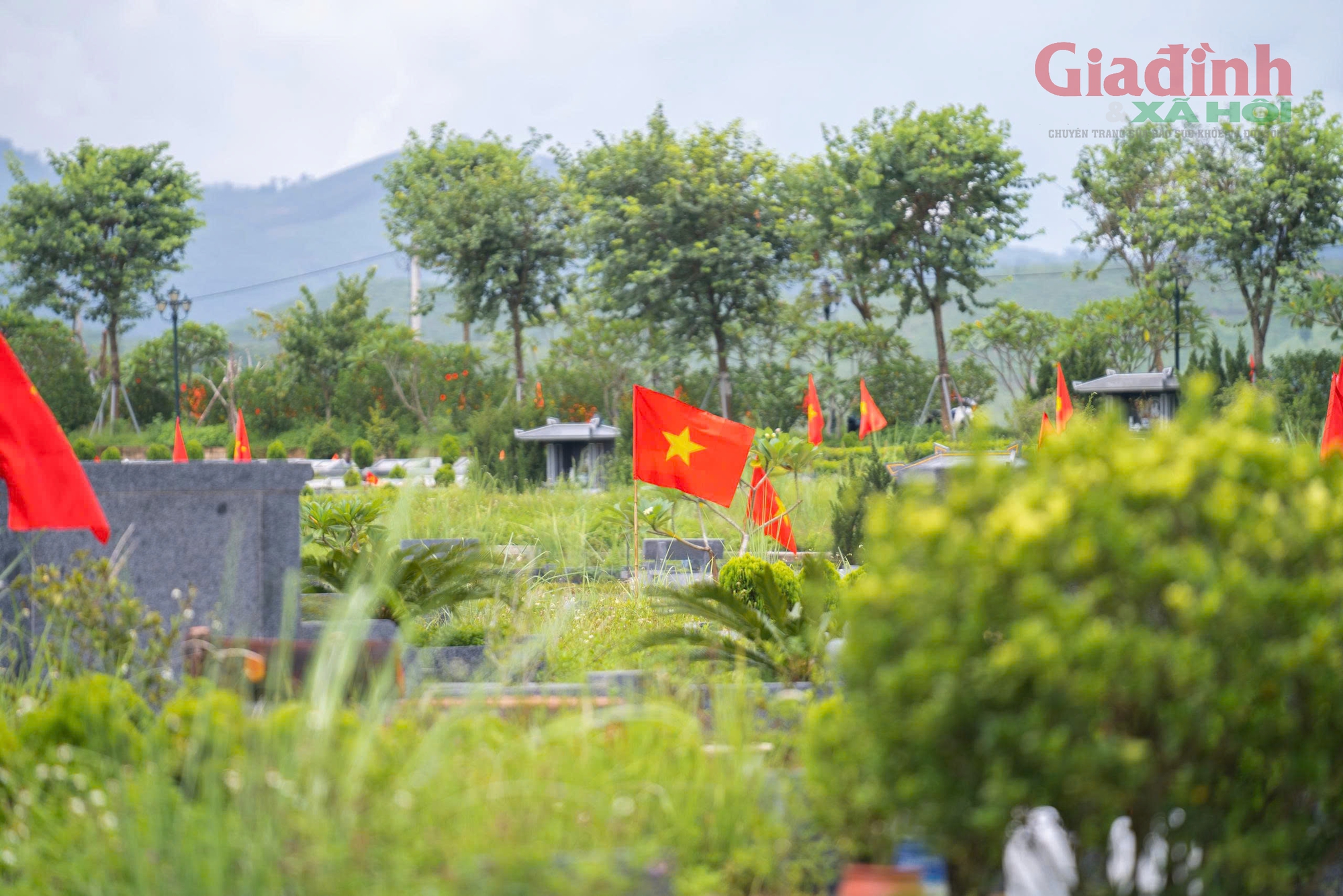 Sắc cờ đỏ phủ kín hàng ngàn mộ phần, tưởng nhớ công ơn người đã khuất dịp Quốc khánh 2/9- Ảnh 8. Sắc cờ đỏ phủ kín hàng ngàn mộ phần, tưởng nhớ công ơn người đã khuất dịp Quốc khánh 2/9- Ảnh 8.