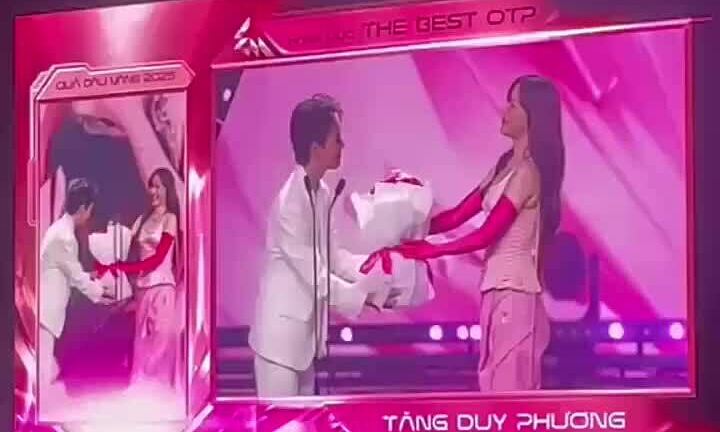 Tăng Duy Tân - Bích Phương thắng giải The Best Couple tại 'Em xinh say hi' - Ảnh 1. Tăng Duy Tân - Bích Phương thắng giải The Best Couple tại 'Em xinh say hi' - Ảnh 1.