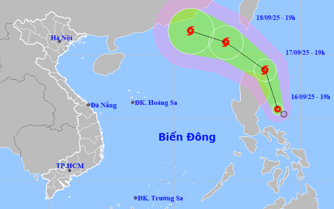 Biển Đông chuẩn bị đón bão số 8, khu vực nào mưa to nhất hôm nay?