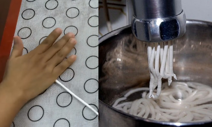 Tăng Thanh Hà học làm bánh canh bột gạo ngon tại nhà cùng mẹ - Ảnh 12.