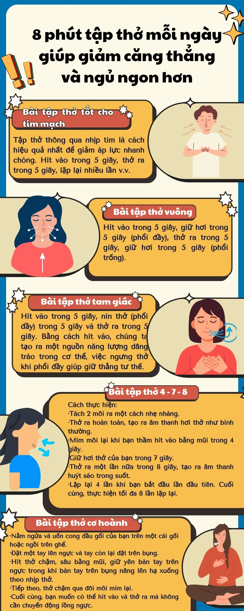 8 phút tập thở mỗi ngày giúp giảm căng thẳng và ngủ ngon hơn - Ảnh 1.