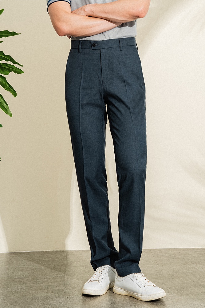 គន្លឹះស្លៀកខោស្អាតគ្រប់ប្រភេទ - រូបថត ២. Mách bạn cách mặc quần tây đẹp cho mọi dáng người - Ảnh 2.