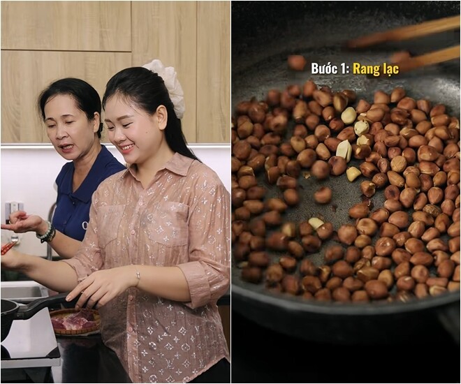 Vợ chồng nghệ sĩ nổi tiếng A80 chia sẻ b&iacute; quyết m&oacute;n cơm nắm muối vừng ngon - Ảnh 4.