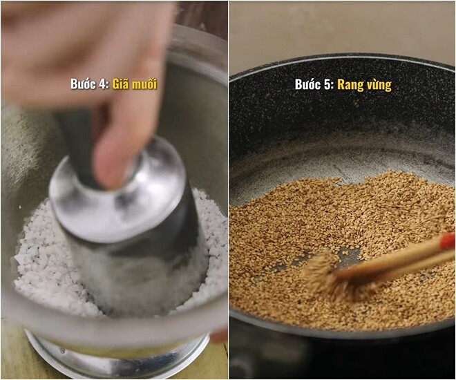Vợ chồng nghệ sĩ nổi tiếng A80 chia sẻ b&iacute; quyết m&oacute;n cơm nắm muối vừng ngon - Ảnh 6.