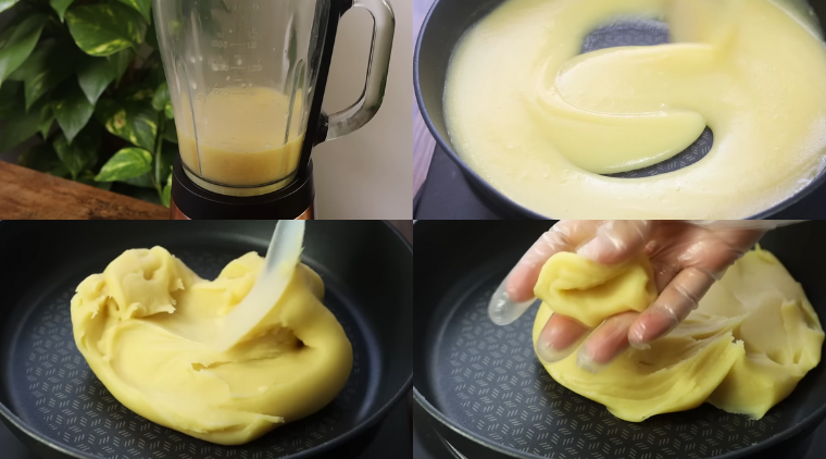 របៀបធ្វើនំសែនព្រះខែជាមួយម៉ាស៊ីនត្រជាក់គឺសាមញ្ញបំផុត - រូបថត ២. Cách làm bánh trung thu nhân đậu xanh bằng nồi chiên không dầu cực kỳ đơn giản - Ảnh 2.