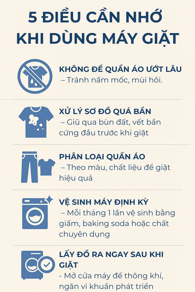 Vì sao không nên cho quần áo bẩn vào máy giặt ngay? Đơn giản nhưng không phải ai cũng biết - Ảnh 6. Vì sao không nên cho quần áo bẩn vào máy giặt ngay? Đơn giản nhưng không phải ai cũng biết - Ảnh 6.