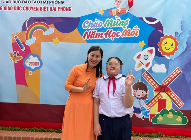 Lễ khai giảng đặc biệt tại Trường Giáo dục chuyên biệt Hải Phòng - Ảnh 5. Lễ khai giảng đặc biệt tại Trường Giáo dục chuyên biệt Hải Phòng - Ảnh 5.