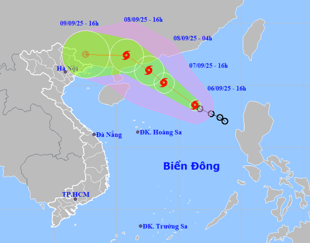 Miền Bắc lại chuẩn bị đón mưa lớn do ảnh hưởng của áp thấp nhiệt đới mạnh thành bão? - Ảnh 2.