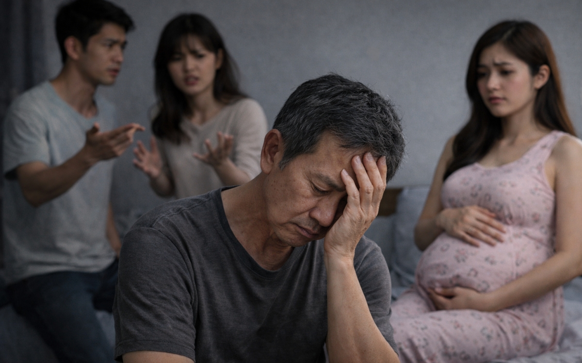 Vợ vừa mất, t&ocirc;i bế tắc v&igrave; bạn g&aacute;i k&eacute;m 32 tuổi b&aacute;o c&oacute; thai, con phản đối kịch liệt