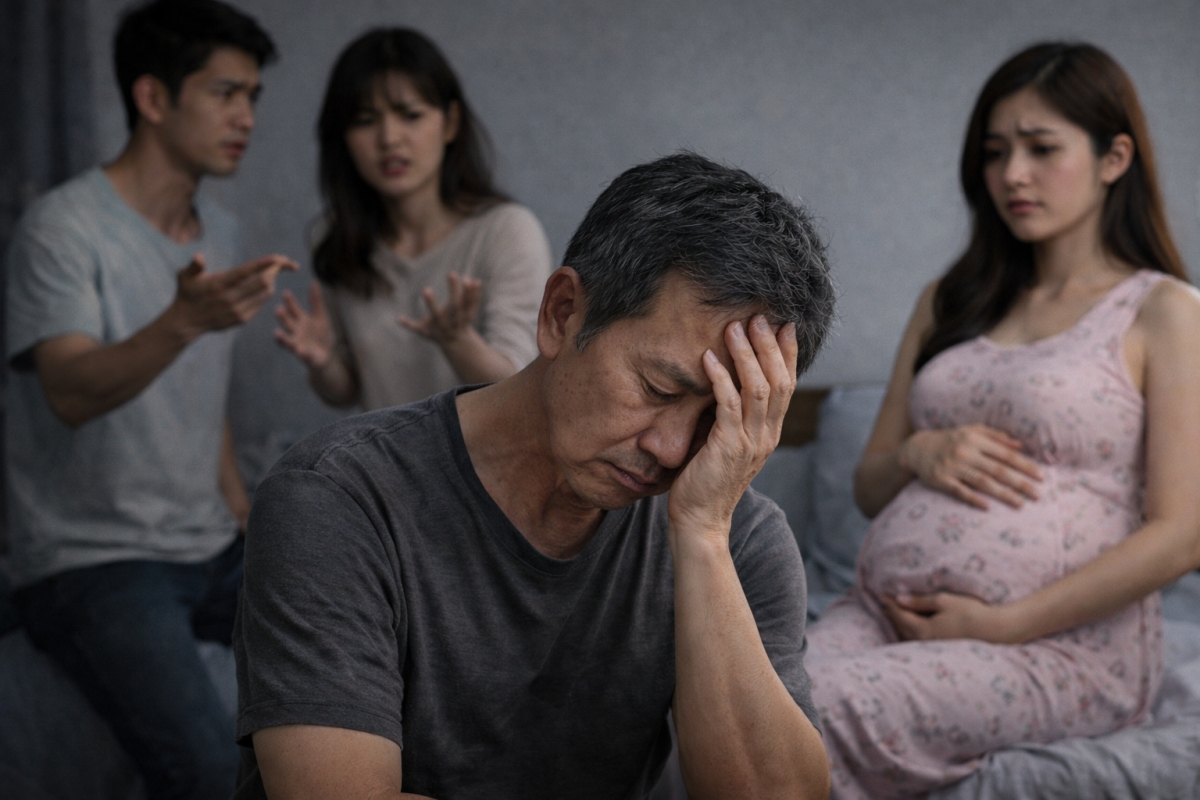 Vợ vừa mất, t&ocirc;i bế tắc v&igrave; bạn g&aacute;i k&eacute;m 32 tuổi b&aacute;o c&oacute; thai, con phản đối kịch liệt - Ảnh 1.