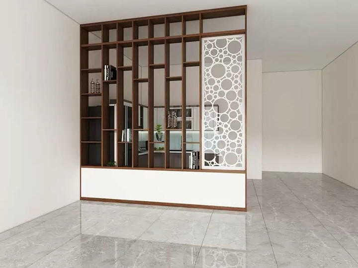 Những mẫu v&aacute;ch ngăn ph&ograve;ng kh&aacute;ch v&agrave; bếp độc đ&aacute;o - Ảnh 1.