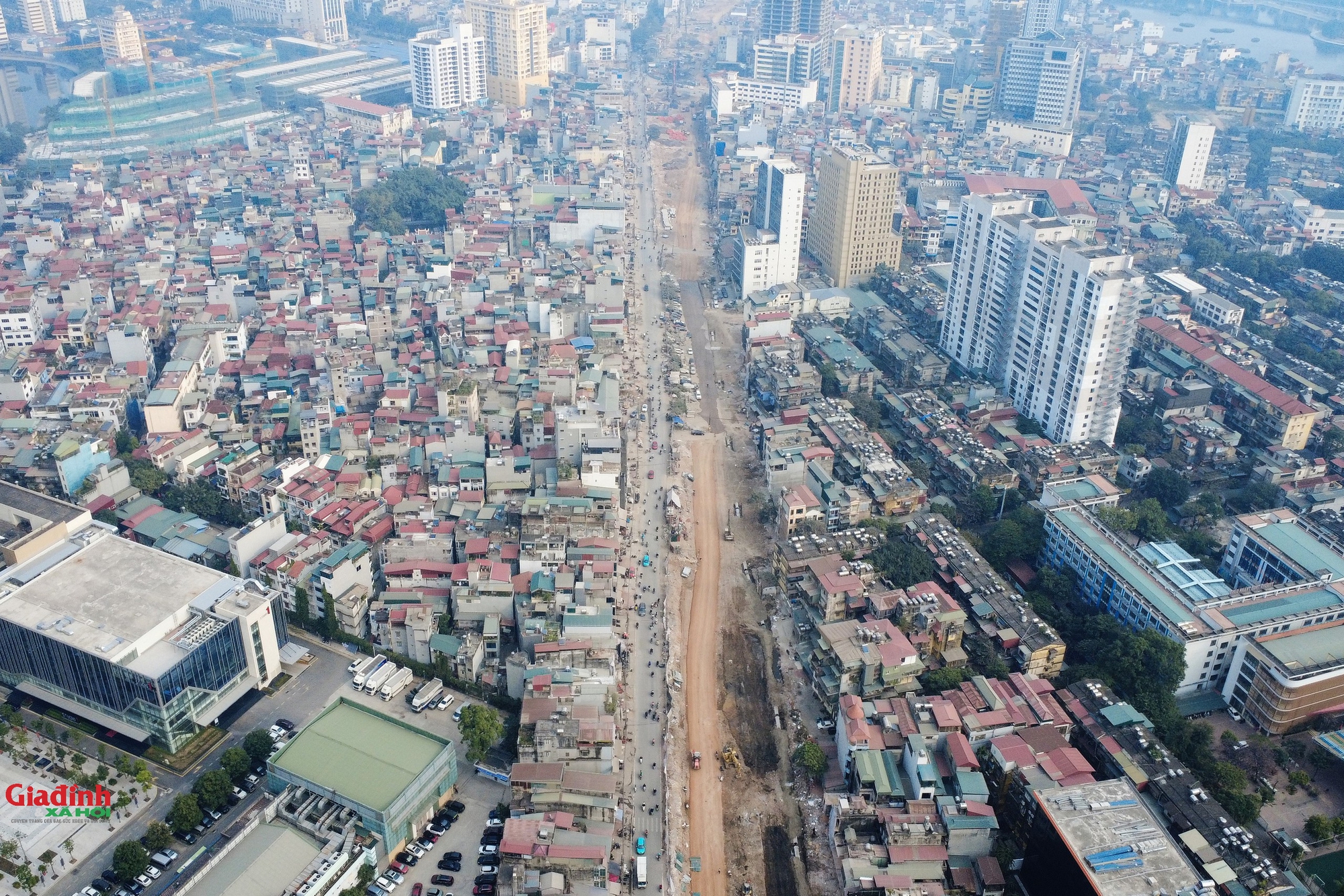 H&agrave; Nội: Hiện trạng dự &aacute;n đường V&agrave;nh đai 1 Ho&agrave;ng Cầu - Voi Phục sau khi di dời gần 2.000 hộ d&acirc;n - Ảnh 1.