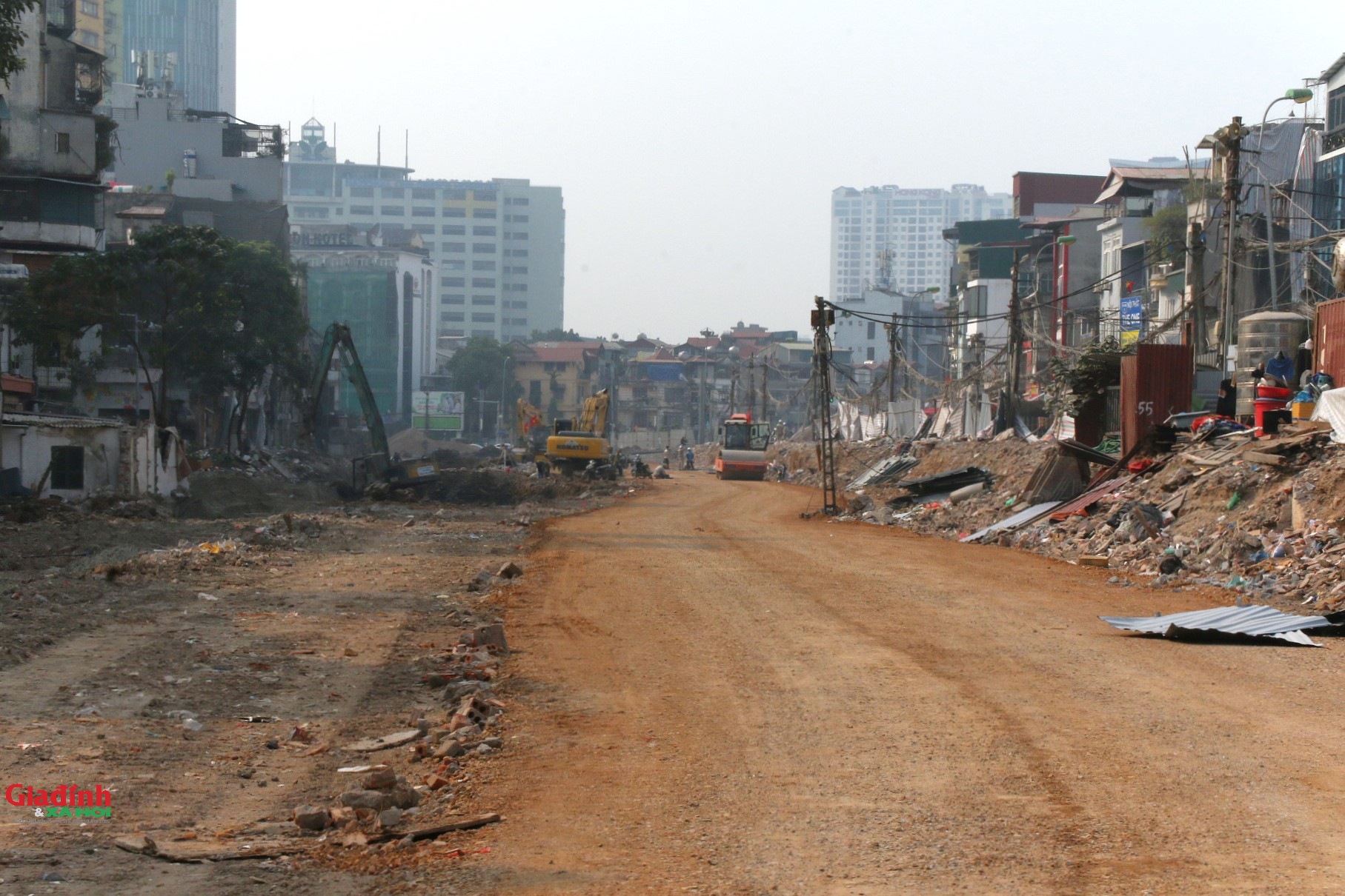 H&agrave; Nội: Hiện trạng dự &aacute;n đường V&agrave;nh đai 1 Ho&agrave;ng Cầu - Voi Phục sau khi di dời gần 2.000 hộ d&acirc;n - Ảnh 4.