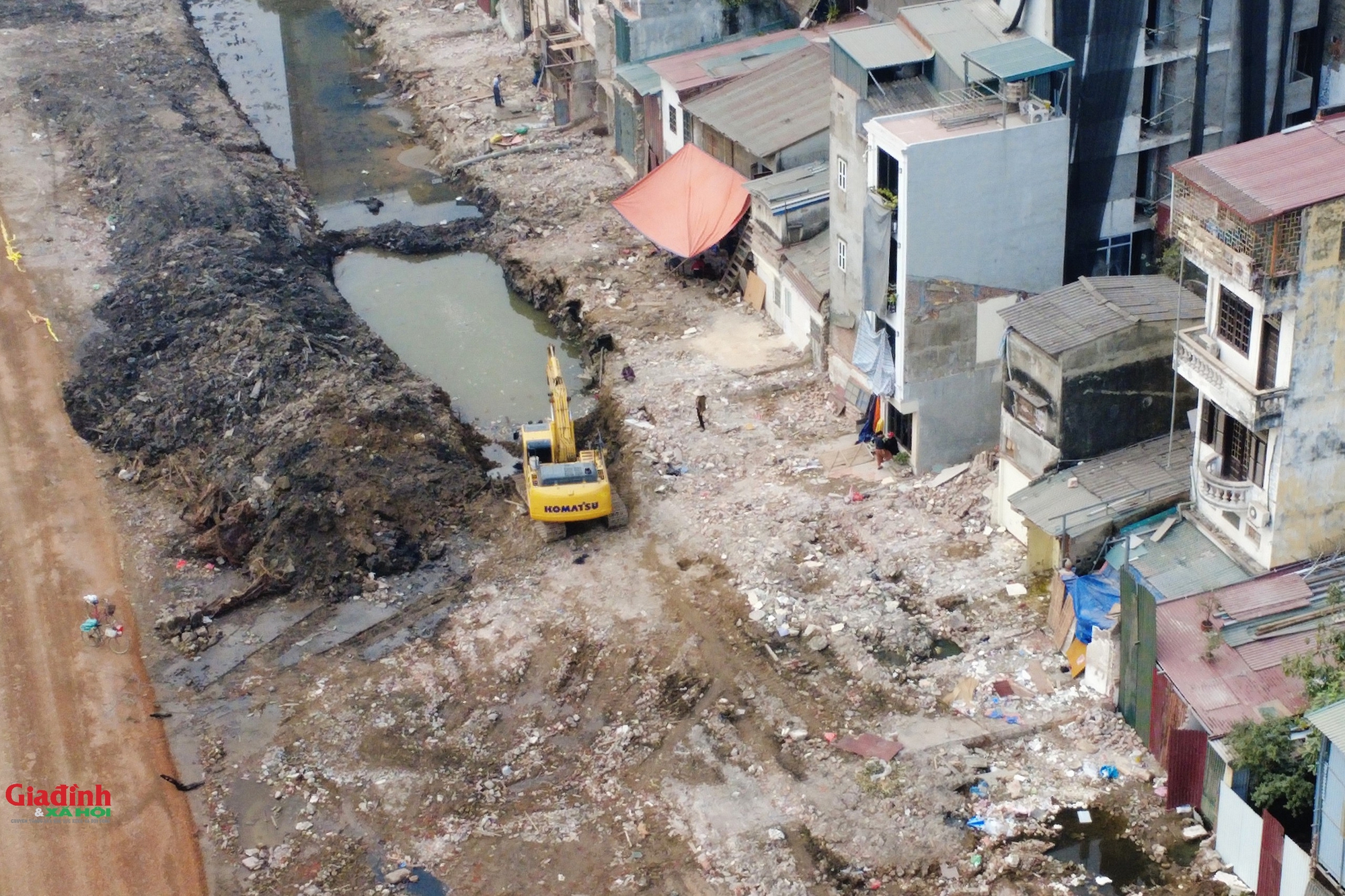 H&agrave; Nội: Hiện trạng dự &aacute;n đường V&agrave;nh đai 1 Ho&agrave;ng Cầu - Voi Phục sau khi di dời gần 2.000 hộ d&acirc;n - Ảnh 14.