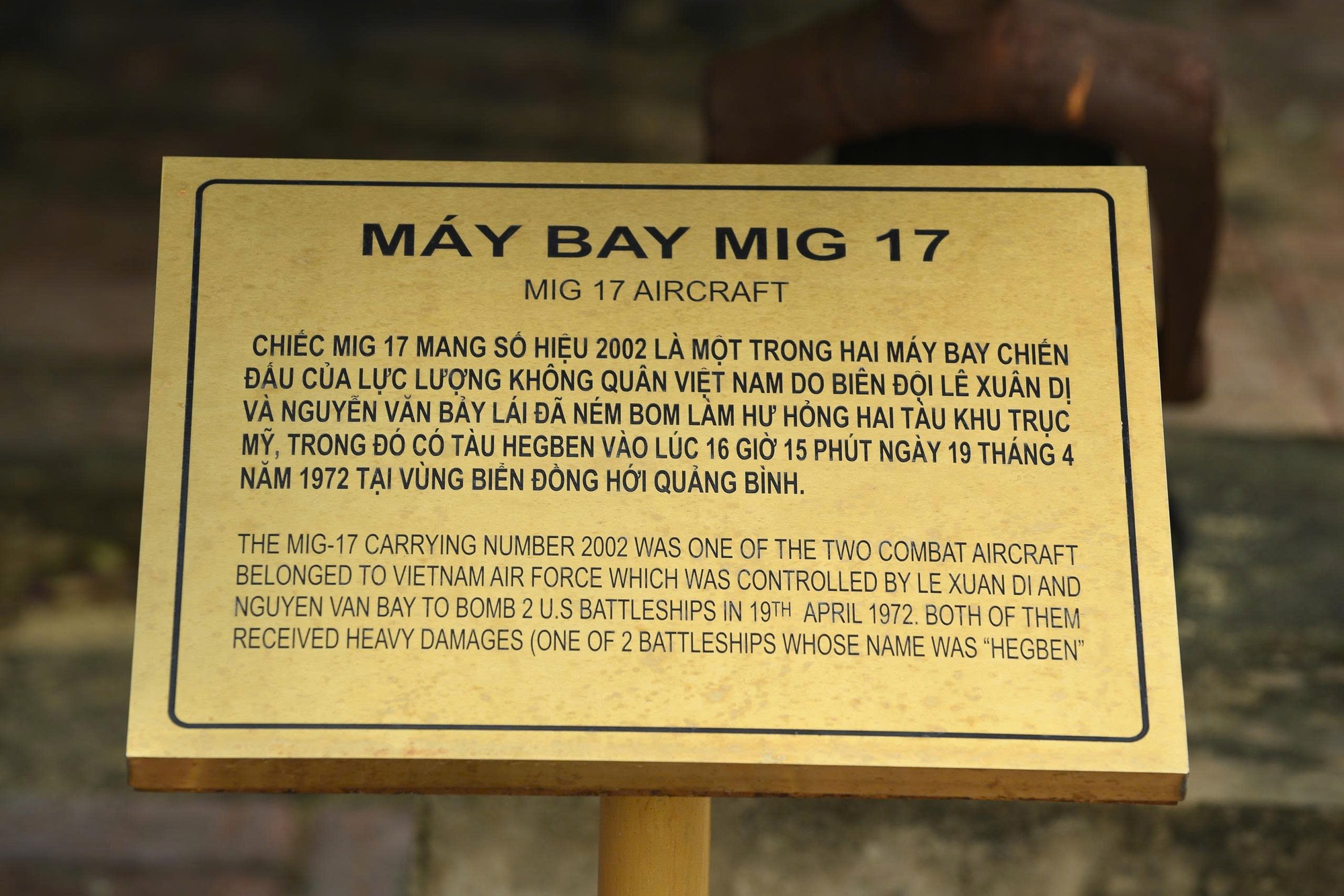 Cận cảnh máy bay MIG 17 với trận chiến lịch sử ở biển Đông - Ảnh 8. Cận cảnh máy bay MIG 17 với trận chiến lịch sử ở biển Đông - Ảnh 8.