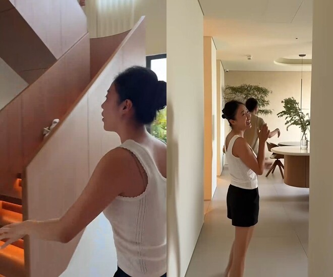 Văn Mai Hương và không gian sống sang trọng tại căn duplex hạng sang - Ảnh 6. Văn Mai Hương và không gian sống sang trọng tại căn duplex hạng sang - Ảnh 6.