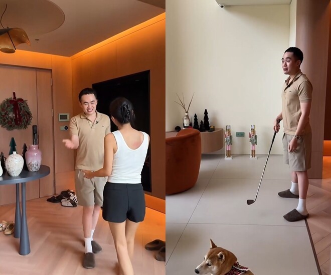 Văn Mai Hương và không gian sống sang trọng tại căn duplex hạng sang - Ảnh 9. Văn Mai Hương và không gian sống sang trọng tại căn duplex hạng sang - Ảnh 9.