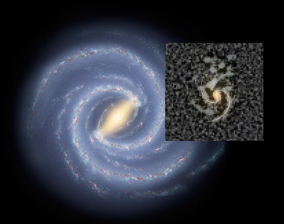 "Dải Ngân Hà" thứ 2 hiện về từ thế giới 11,5 tỉ năm trước - Ảnh 1. "Dải Ngân Hà" thứ 2 hiện về từ thế giới 11,5 tỉ năm trước - Ảnh 1.