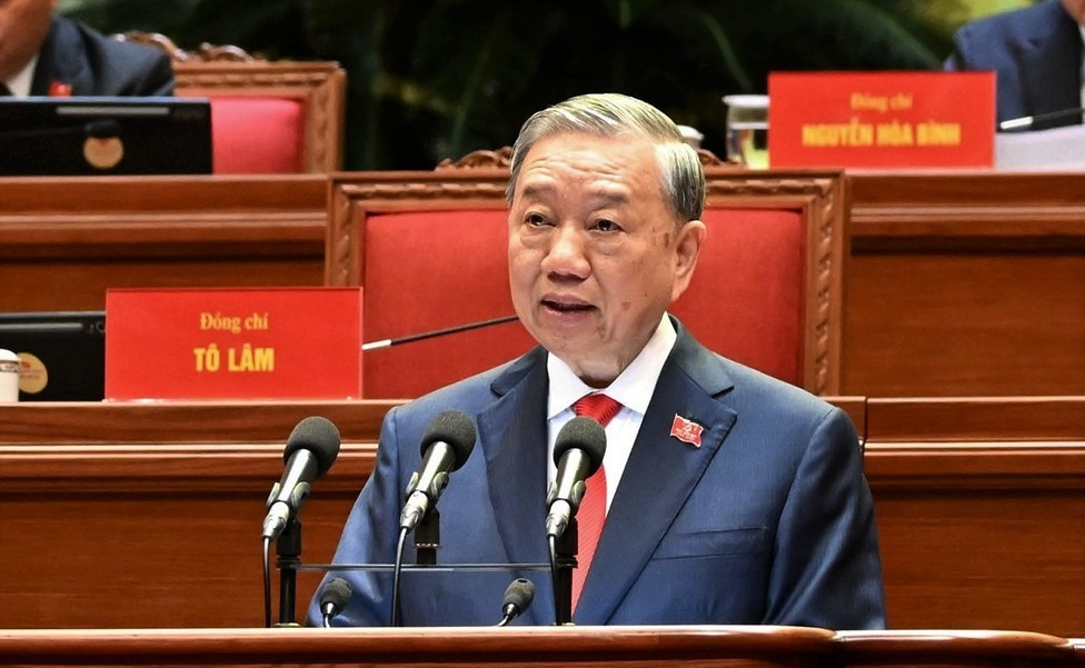 Đồng ch&iacute; T&ocirc; L&acirc;m tiếp tục giữ chức Tổng B&iacute; thư Ban Chấp h&agrave;nh Trung ương Đảng kho&aacute; XIV - Ảnh 1.